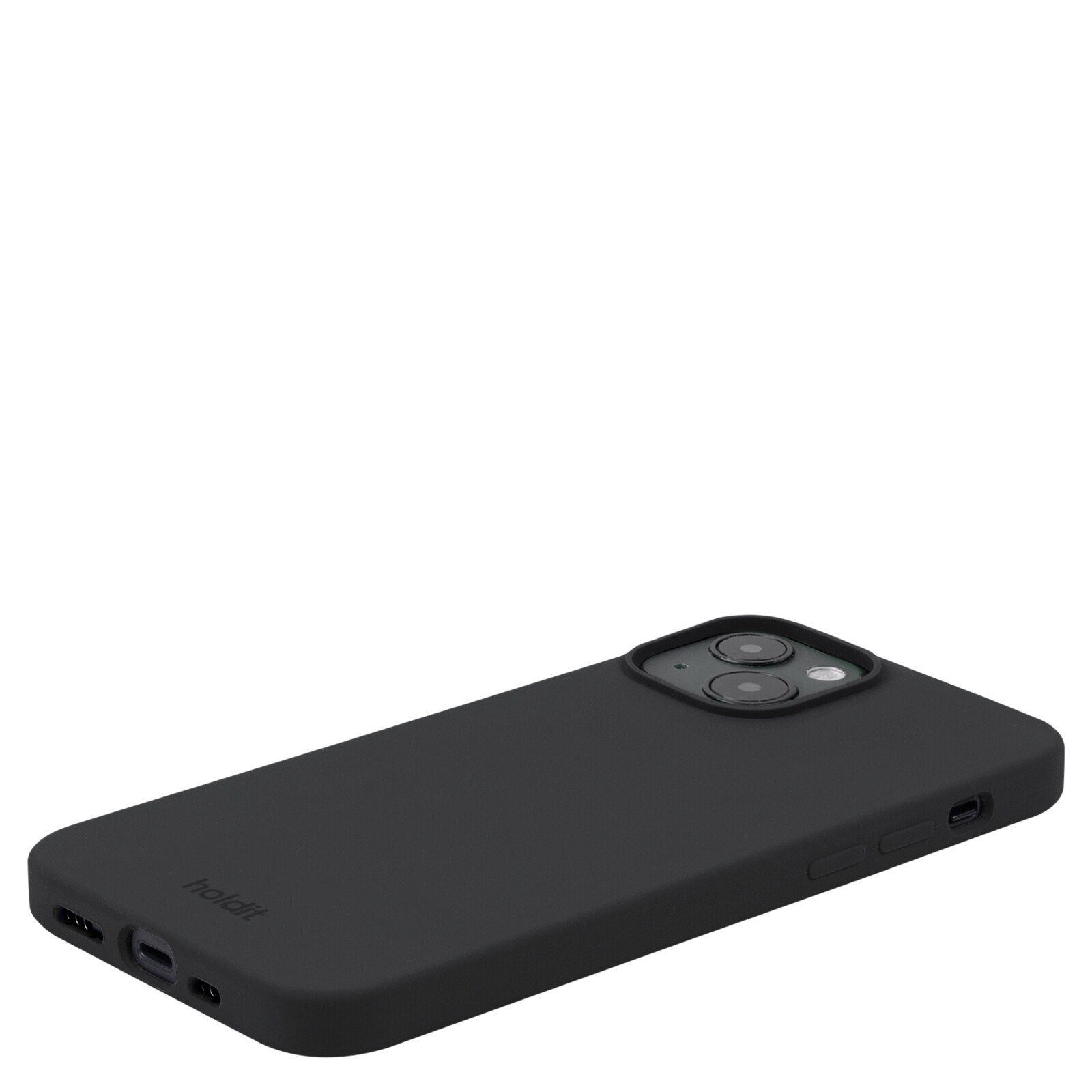 Husa Spate Holdit Silicon pentru iPhone 15 Pro Negru thumb