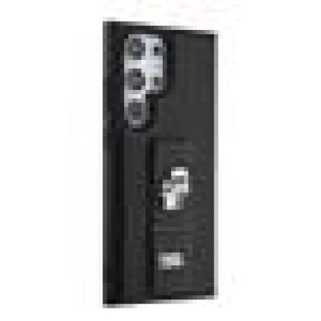 Husa Spate Karl Lagerfeld GripStand Saffiano Metal Logo Ikonik pentru Samsung Galaxy S24 KLHCS24SGSAKCPK Negru