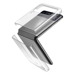 Husa Spate Cellularline Hard Clear pentru Samsung Galaxy Z Flip 4 Transparent