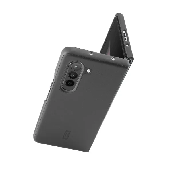 Husa Spate Cellularline Hard Fit Duo pentru Samsung Galaxy Z Fold 5, Negru