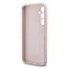 Husa Spate Karl Lagerfeld Liquid Silicone Metal Choupette pentru Samsung Galaxy S23 FE KLHCS23FESMHCNPP Roz