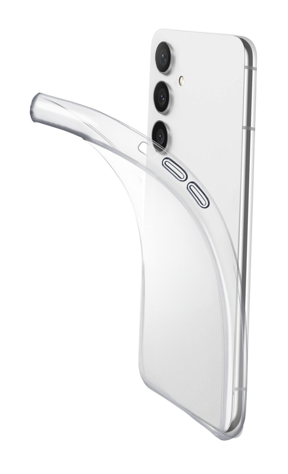 Husa Spate Cellularline Silicon Fine Soft pentru Samsung Galaxy S24 Transparent thumb
