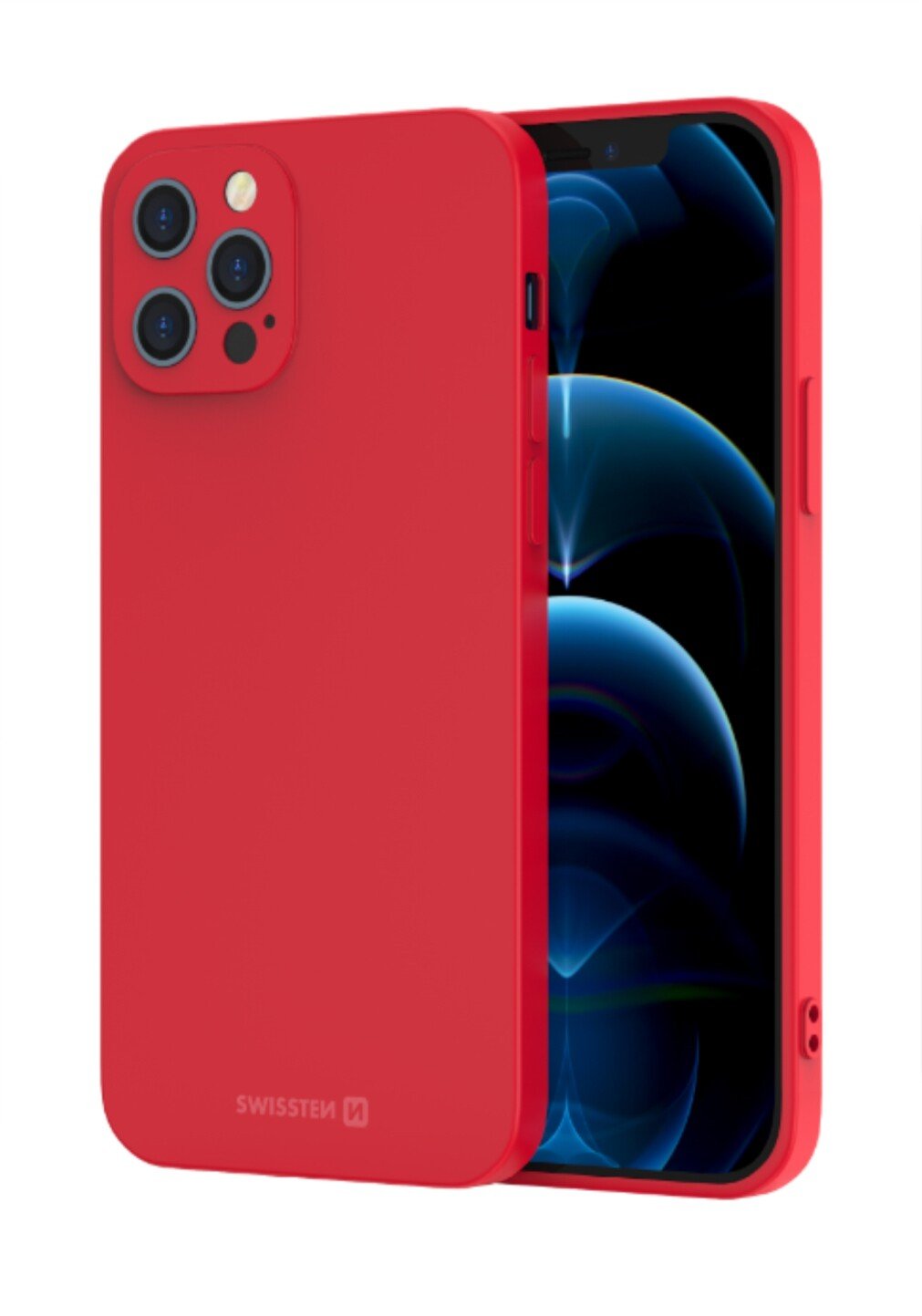 Husa Spate Swissten Silicon Soft Joy pentru Honor 90 Lite Rosu thumb