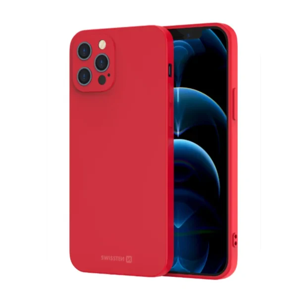 Husa Spate Swissten Silicon Soft Joy pentru Honor 90 Lite Rosu