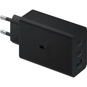 Incarcator Retea compatibil cu Samsung Trio USB-C/2xUSB-A EP-T6530NBEGEU 65W Negru