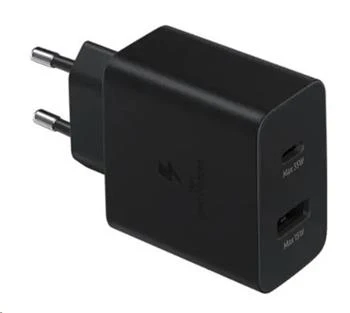 EP-TA220NBE Incarcator de calatorie Samsung Dual (USB-C,USB-A) 35W Negru thumb