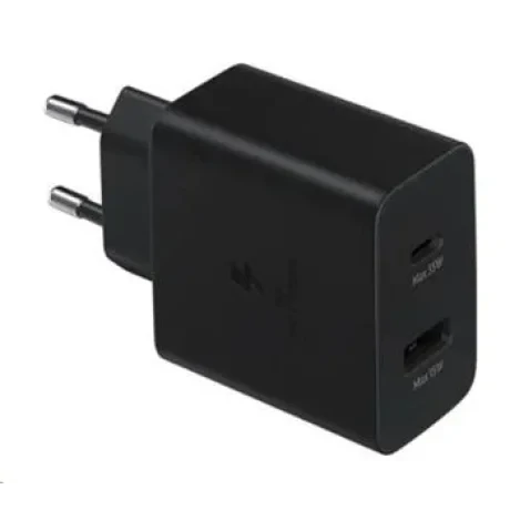 EP-TA220NBE Incarcator de calatorie Samsung Dual (USB-C,USB-A) 35W Negru