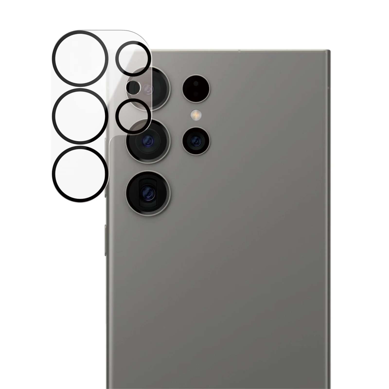 Folie Sticla Camera PanzerGlass pentru Samsung Galaxy S24 Ultra Negru thumb