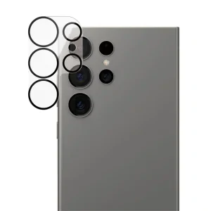 Folie Sticla Camera PanzerGlass pentru Samsung Galaxy S24 Ultra Negru
