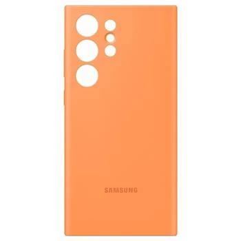 Husa din silicon pentru Samsung Galaxy S23 Ultra Portocaliu thumb