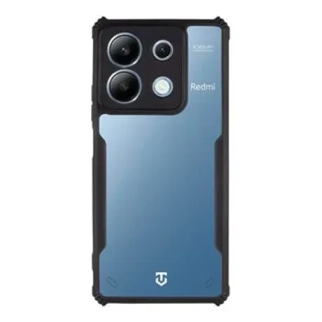 Husa tactica Quantum Stealth pentru Xiaomi Redmi Note 13 5G Transparent/Negru