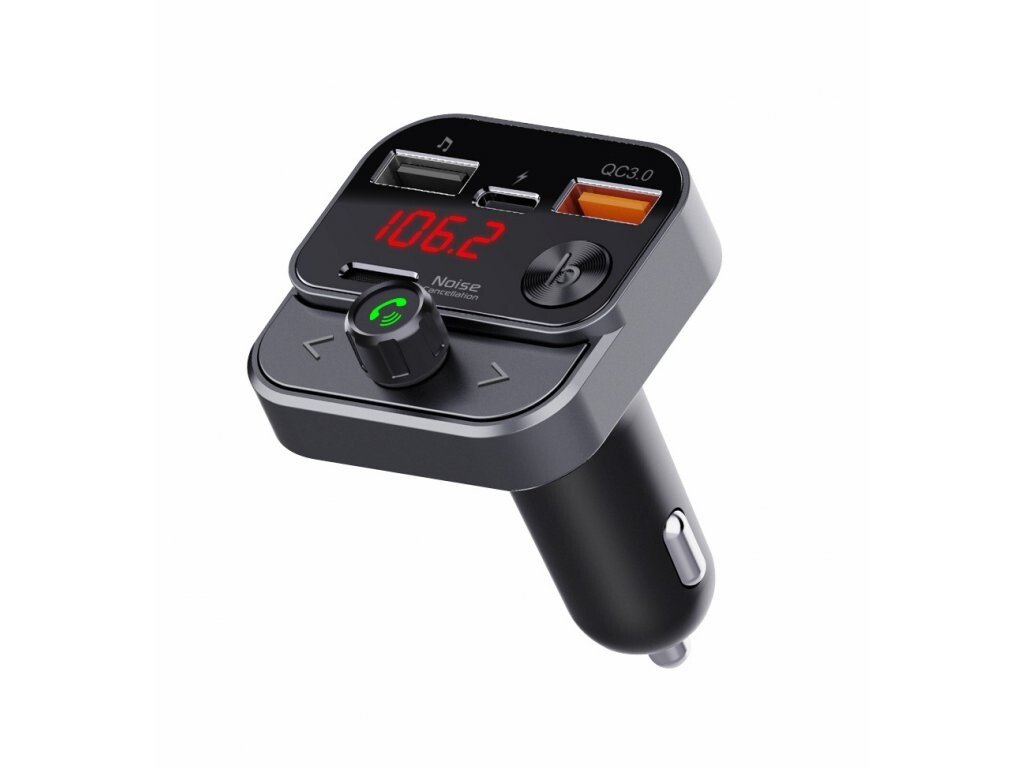 Transmitator FM Swissten Bluetooth + Incarcator Auto 2xUsb Negru thumb