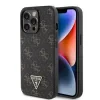 Husa Guess PU Leather 4G Triangle Metal pentru iPhone 13 Pro Black