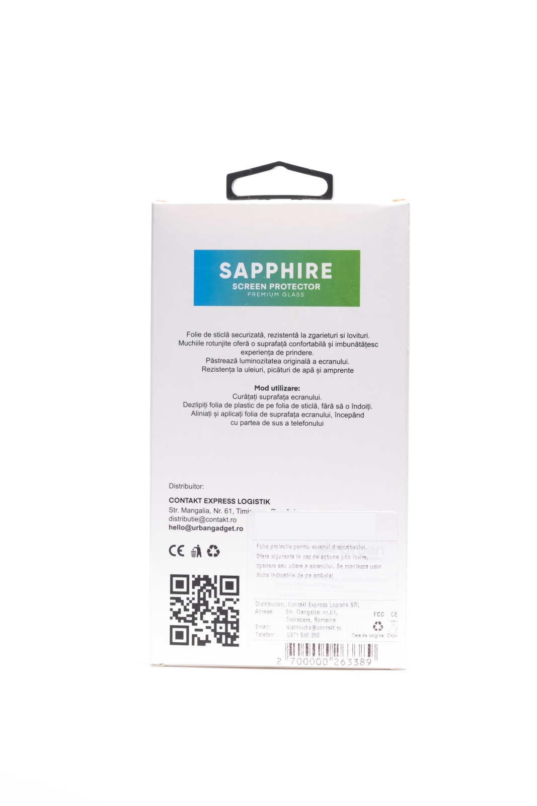 Folie Sticla Urban Gadgets Sapphire pentru Samsung Galaxy A15 Negru thumb