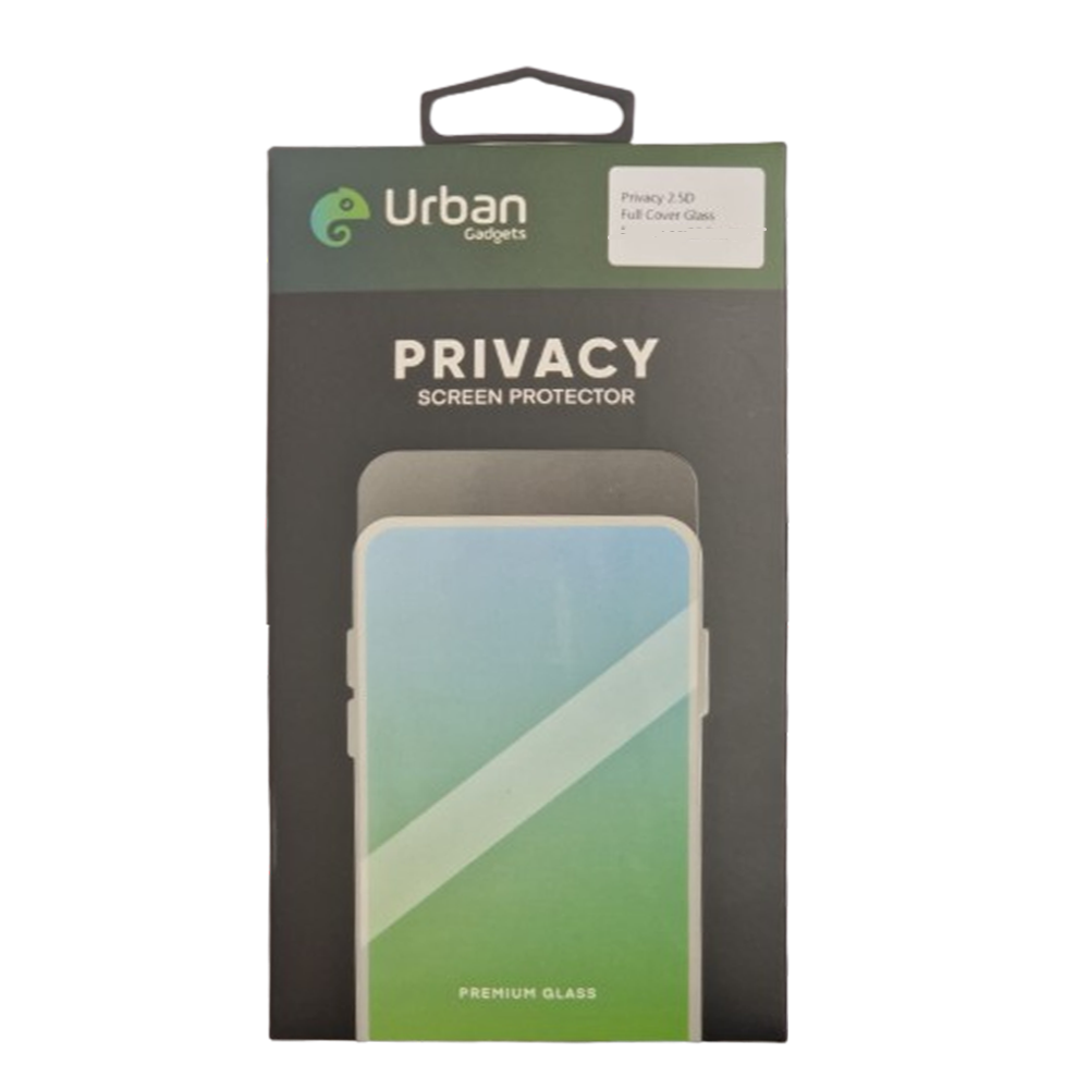 Folie Sticla Privacy Urban Gadgets Full pentru iPhone 15 Negru thumb