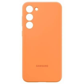 Husa din silicon Samsung pentru Galaxy S23 Plus Portocaliu thumb
