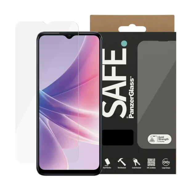 Folie Sticla PanzerGlass Safe UWF pentru Samsung Galaxy A25 5G cu aplicator, Transparent