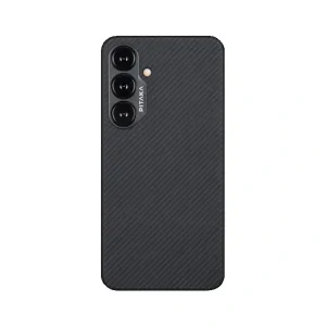 Husa Spate Pitaka Hard MagEZ 4 Aramid Twill pentru Samsung Galaxy S24 Negru/Gri