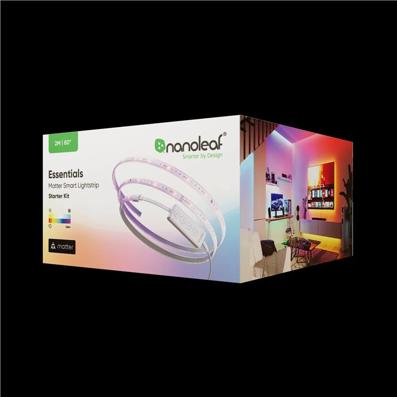 Banda led Nanoleaf Essentials LightStrip Starter Kit 2M, Matter thumb