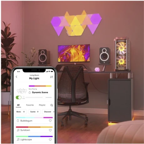 Pachet de expansiune Nanoleaf Shapes Triunghiuri Pachet 3