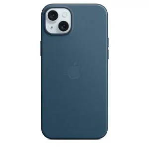 Husa Apple FineWoven incl. MagSafe pentru iPhone 15 Plus Pacific Blue