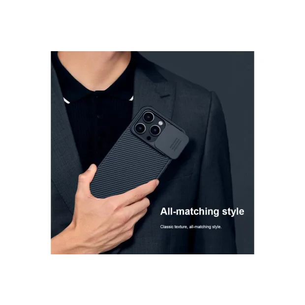 Husa Nillkin CamShield Pro pentru iPhone 14 Pro Max Black