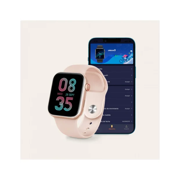 SmartWatch Ksix Urban 3 Roz
