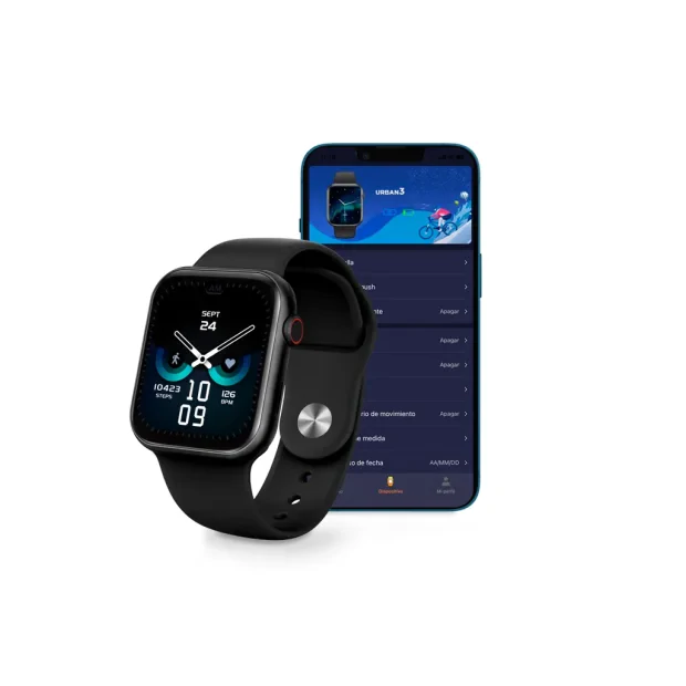 SmartWatch Ksix Urban 3 Black