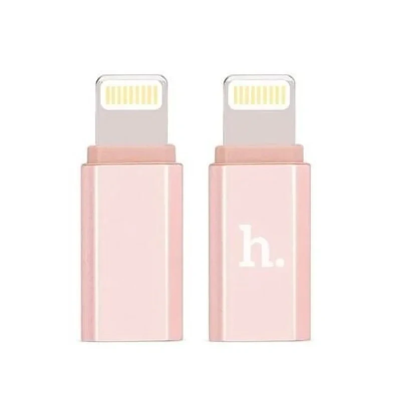 ADAPTOR HOCO MICRO USB-LIGHTNING ROZ thumb