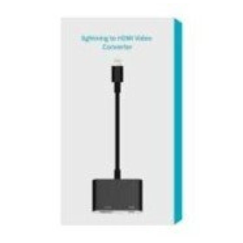 ADAPTOR VIDEO IPHONE LA HDMI Negru thumb