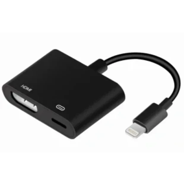 ADAPTOR VIDEO IPHONE LA HDMI Negru