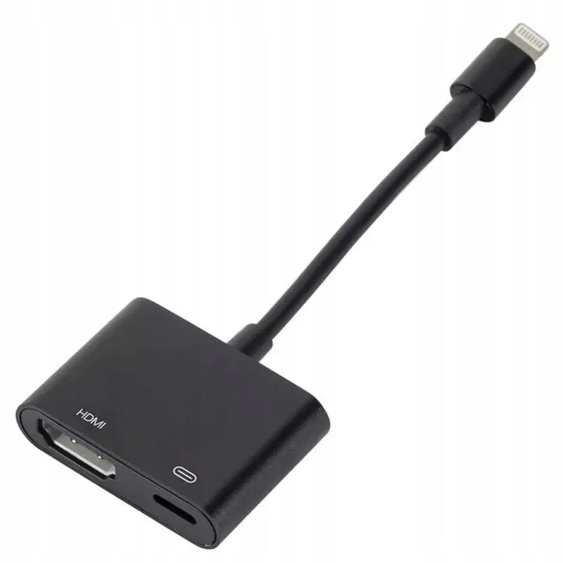 ADAPTOR VIDEO IPHONE LA HDMI Negru thumb
