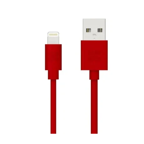 CABLU IPHONE 5/6/7/8/X ROSU 1M