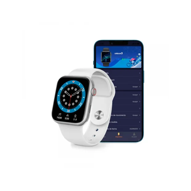 SmartWatch Ksix Urban 3 Alb