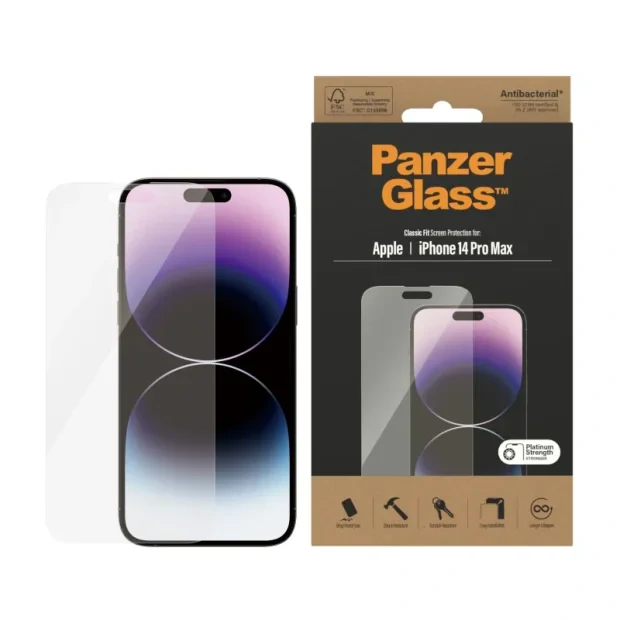 Folie sticla PanzerGlass Apple iPhone 14 Pro Max | Fit clasic