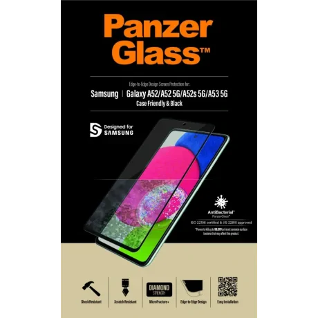 PanzerGlass Samsung Galaxy A52 | A52 5G | A52s 5G | A53 5G | Sticla de protectie pentru ecran