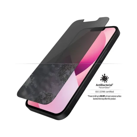 Folie Sticla Privacy PanzerGlass pentru iPhone 13 Mini Negru