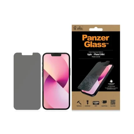 Folie Sticla Privacy PanzerGlass pentru iPhone 13 Mini Negru