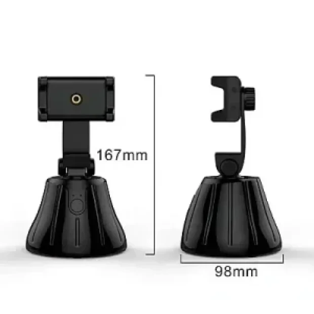 Robot cameraman cu suport telefon Bluetooth rotire 360 grade