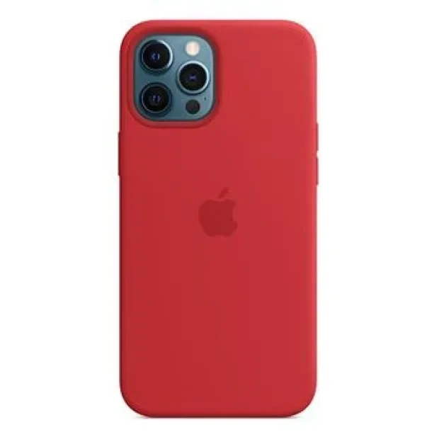 Husa din silicon Apple Magsafe pentru iPhone 12 Pro Max Rosu