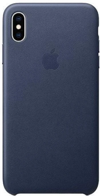 Husa din piele Apple pentru iPhone XS Max Albastru thumb