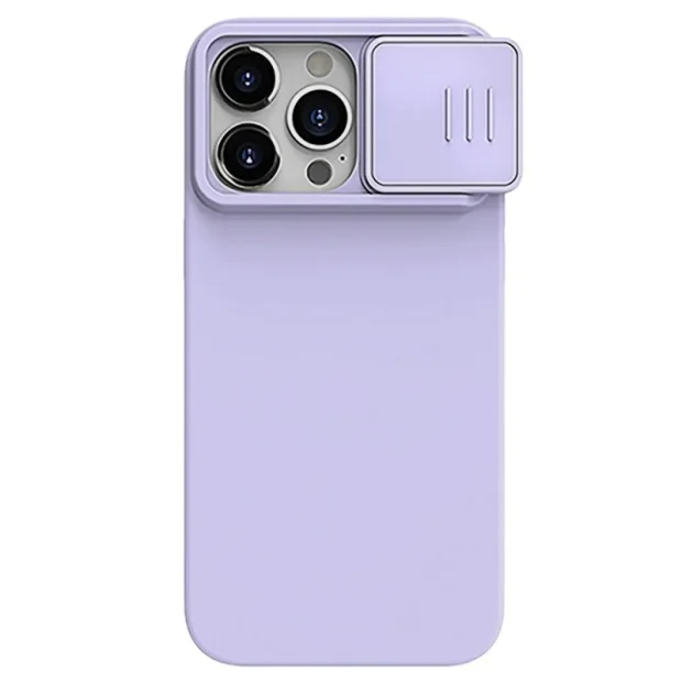 Husa Nillkin CamShield Silky pentru  Apple iPhone 15 Pro Misty Purple