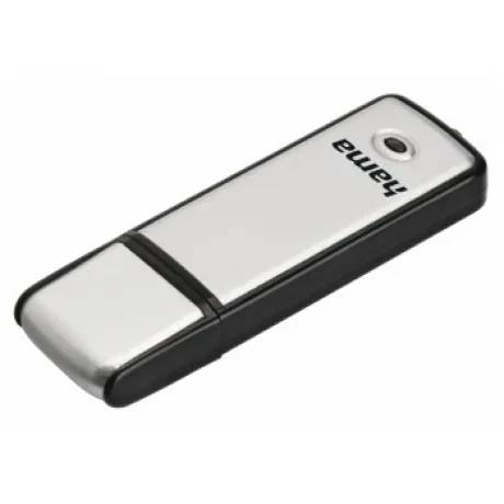 &quot;Fancy&quot; USB Flash Drive, USB 2.0, 128 GB, 15MB/s, black/silver