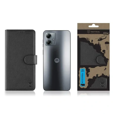 Husa Tactical Field Notes pro Motorola G14 Black