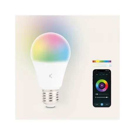 Bec Inteligent Ksix Wlan RGB-CCT 9W E27 Multicolor
