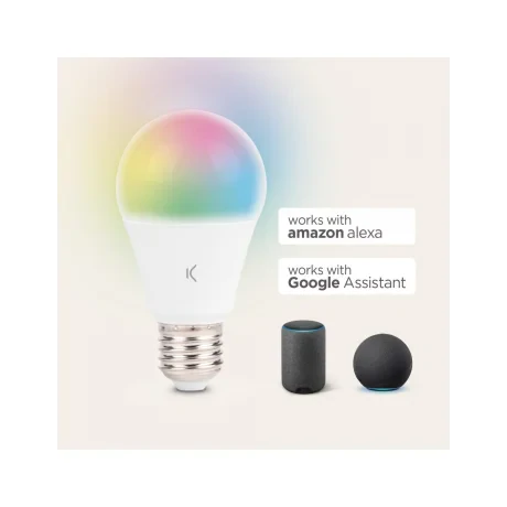 Bec Inteligent Ksix Wlan RGB-CCT 9W E27 Multicolor