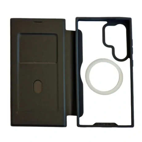 Husa Book MagSafe pentru Samsung Galaxy S24 Ultra Negru