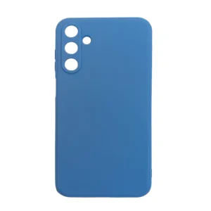 Husa Spate Silicon Slim Mat pentru Samsung Galaxy A15 Albastru