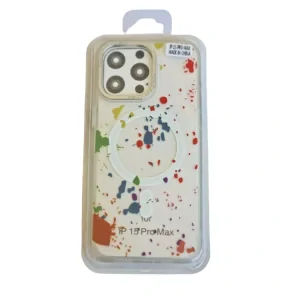 Husa Spate Fashion MagSafe pentru iPhone 15 Pro Multicolor