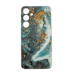 Husa Spate Fashion Marble pentru Samsung Galaxy A35 Verde